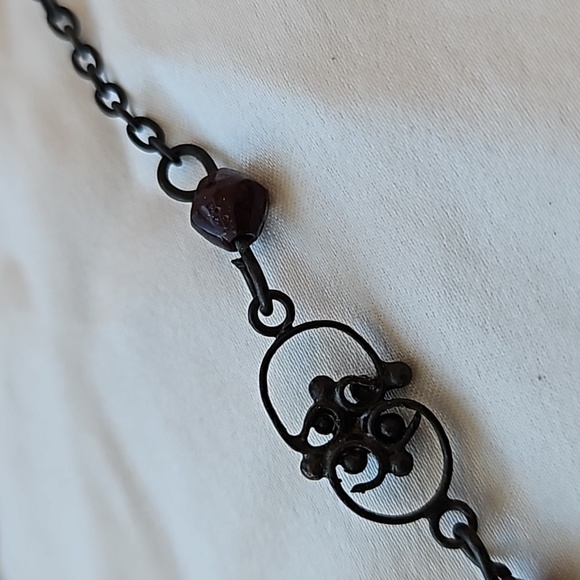 Victorian Goth Y necklace - Picture 3 of 4